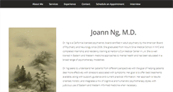 Desktop Screenshot of joannngmd.com